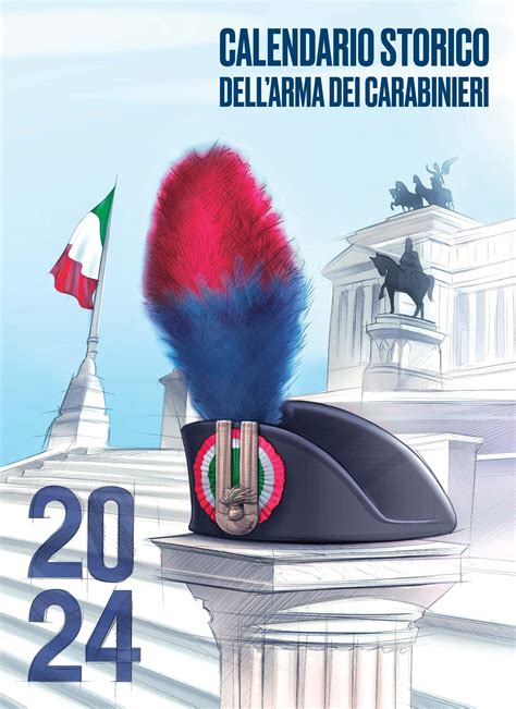calendario dei carabinieri 2024